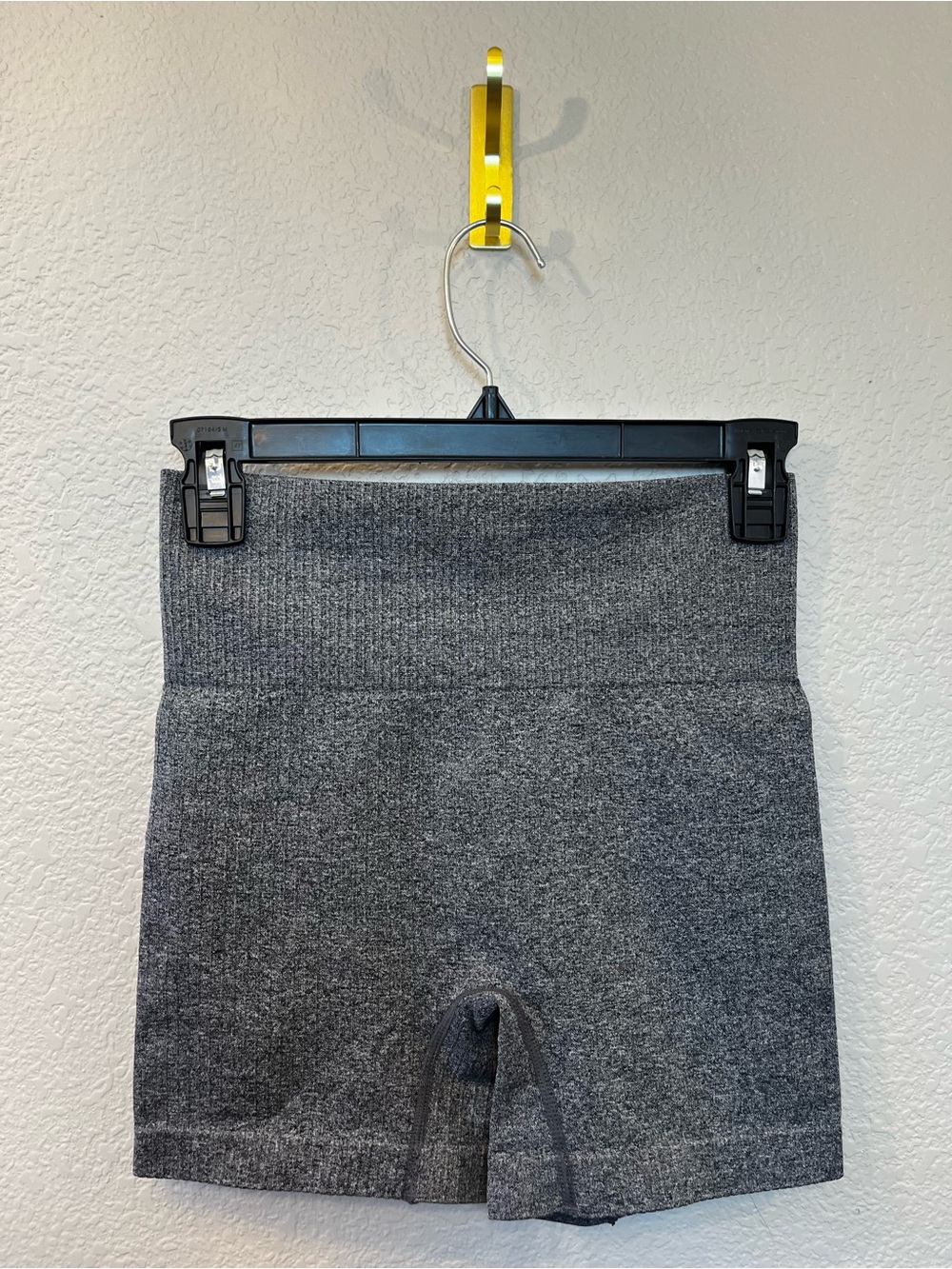 Heathered Dark Gray Seamless Active Shorts